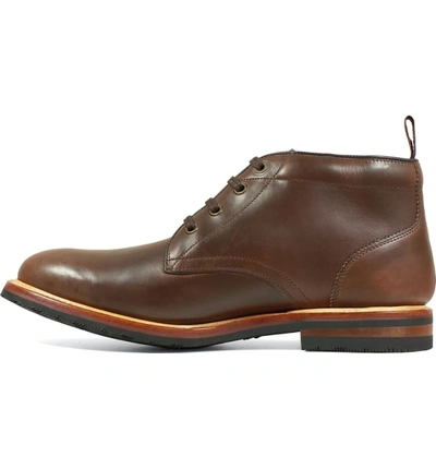 Shop Florsheim Foundry Leather Boot In Brown Leather