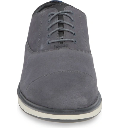 Shop Swims Motion Cap Toe Oxford In Grey/ Navy