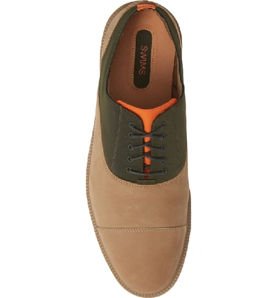 Shop Swims Motion Cap Toe Oxford In Gaucho/ Olive