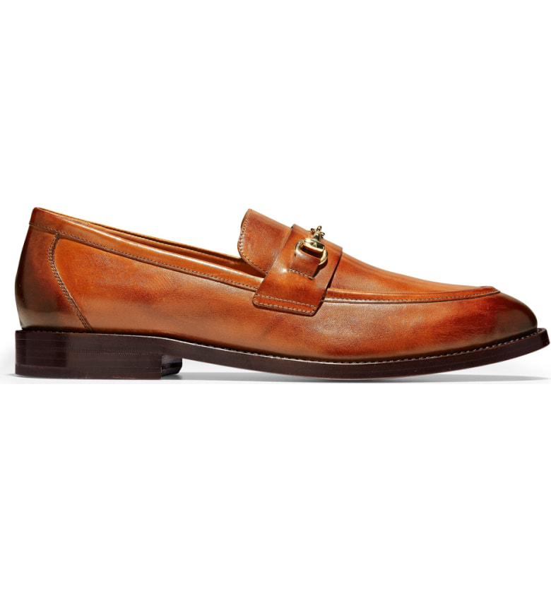 Cole Haan American Classics Kneeland Bit Loafer In British Tan Leather ...