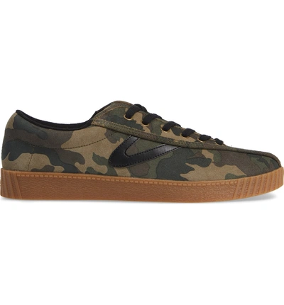 Shop Tretorn Nylite26plus Sneaker In Dark Green Suede