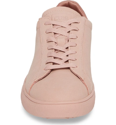 Shop Clae 'bradley' Sneaker In Rose Nubuck