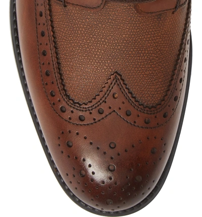 Shop Ted Baker Twrens Wingtip Boot In Tan