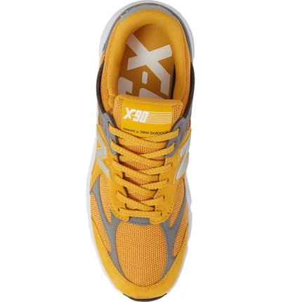 Shop New Balance X-90 Sneaker In Goldrush
