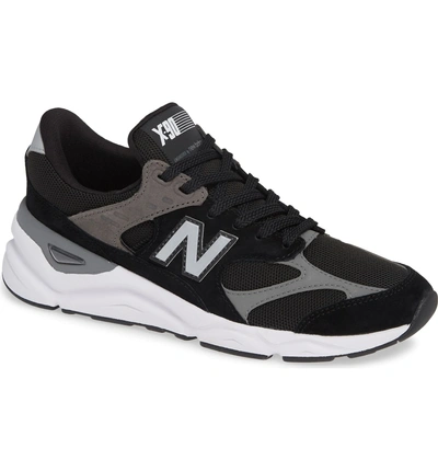 Shop New Balance X-90 Sneaker In Black