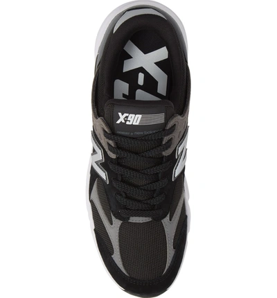 Shop New Balance X-90 Sneaker In Black