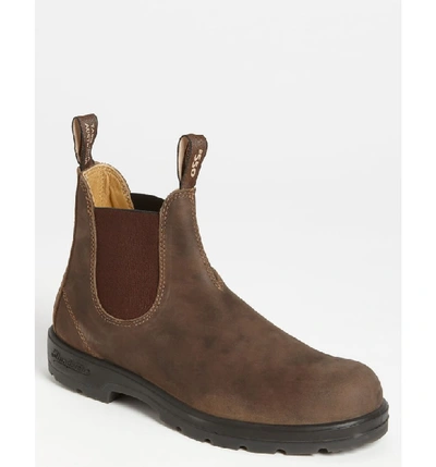 Shop Blundstone Chelsea Boot In Rustic Brown