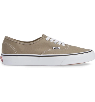 Shop Vans 'authentic' Sneaker In Desert Taupe/ White Canvas