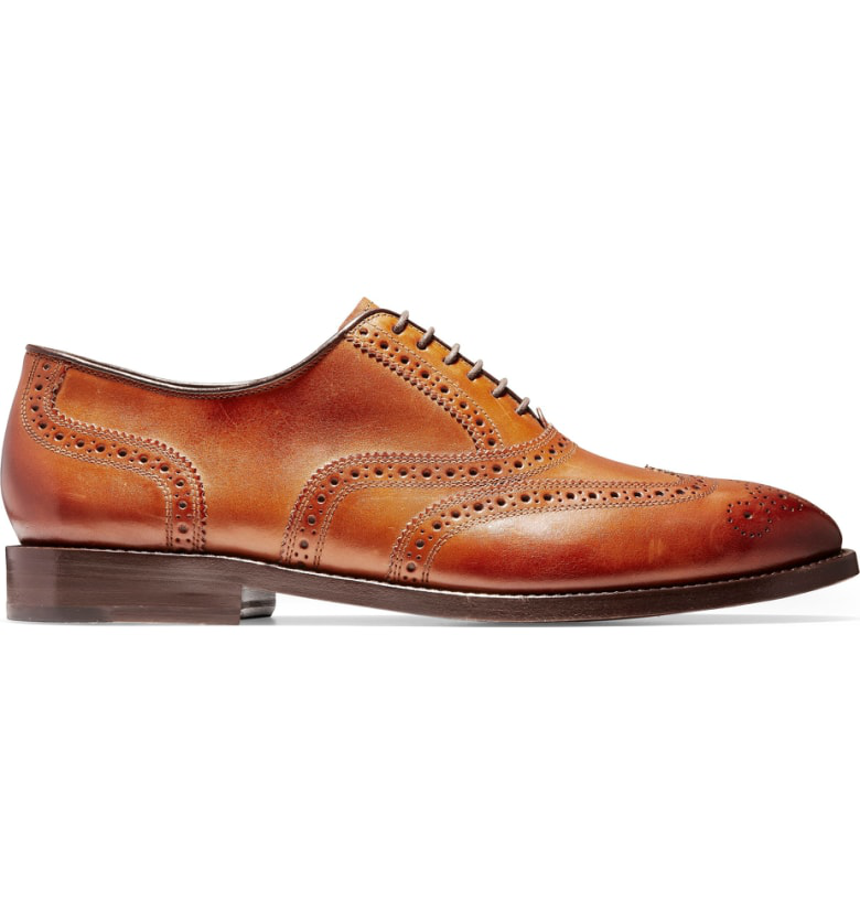 cole haan henry grand short wingtip oxfords