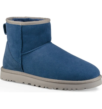 Shop Ugg Classic Mini Boot In Blue