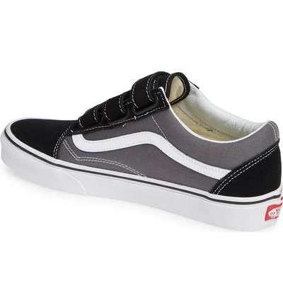 Shop Vans Old Skool V-sneaker In Pewter/ Black Canvas