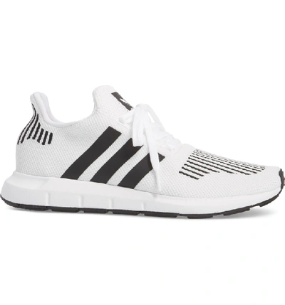Adidas Originals Men's Swift Run Knit Lace Up Sneakers In White | ModeSens