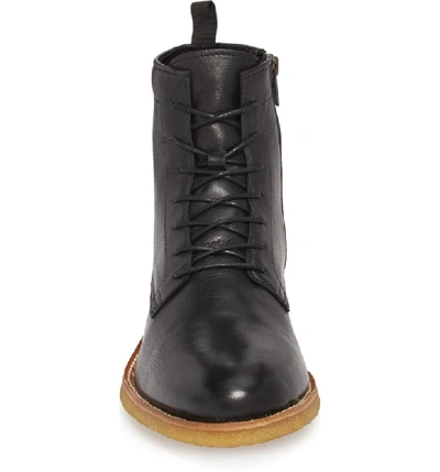Shop Supply Lab Jonah Plain Toe Boot In Black Leather