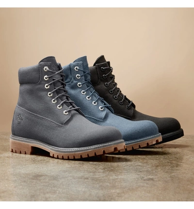 Shop Timberland Premium Plain Toe Boot In Forged Iron Thread