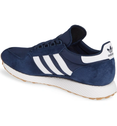 Adidas Originals Forest Grove Sneaker In Collegiate Navy/ White/ Gum |  ModeSens