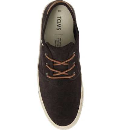 Shop Toms Carlo Sneaker In Black