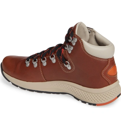 Shop Timberland 1978 Aerocore Waterproof Hiking Boot In Brown Leather