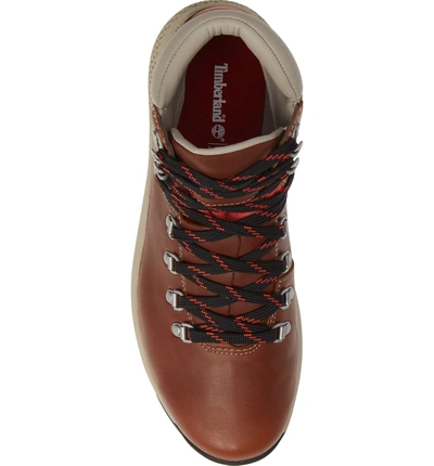 Shop Timberland 1978 Aerocore Waterproof Hiking Boot In Brown Leather