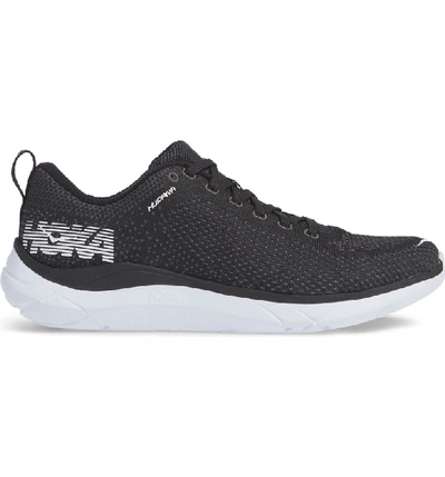 Shop Hoka One One Hupana 2 Running Shoe In Black/ White