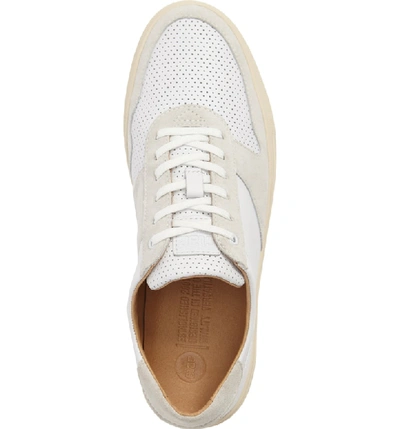 Shop Clae Gregory Sneaker In White Leather