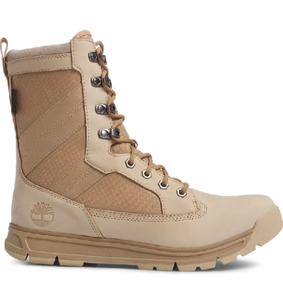 Shop Timberland Field Guide Boot In Tan Leather