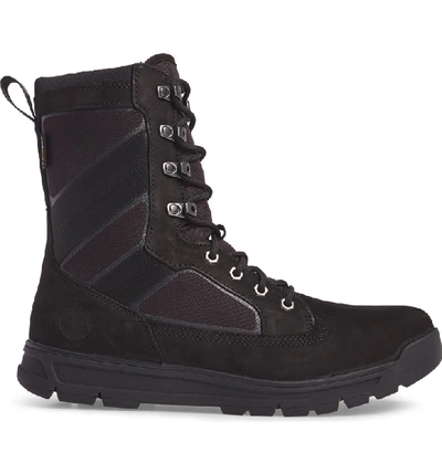 Shop Timberland Field Guide Boot In Black Leather
