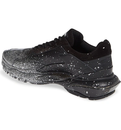 Shop Valentino Bounce Paint Splatter Sneaker In Black/ Silver