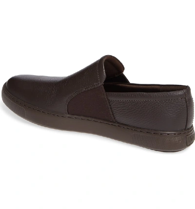 Shop Fitflop Collins Slip-on Sneaker In Chocolate