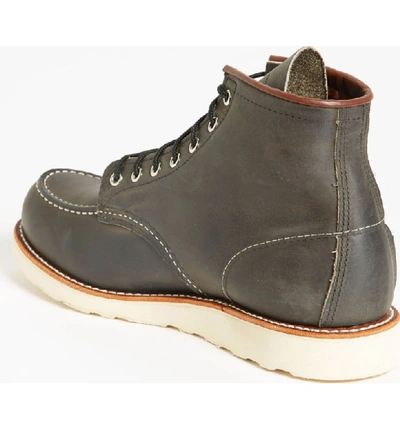 Shop Red Wing 6 Inch Moc Toe Boot In Charcoal- 8890