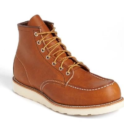 Shop Red Wing 6 Inch Moc Toe Boot In Brown- 875