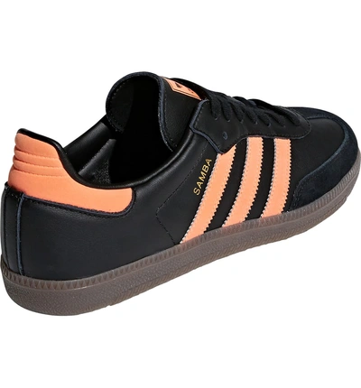 Shop Adidas Originals Samba Og Sneaker In Core Black / Orange / Gold
