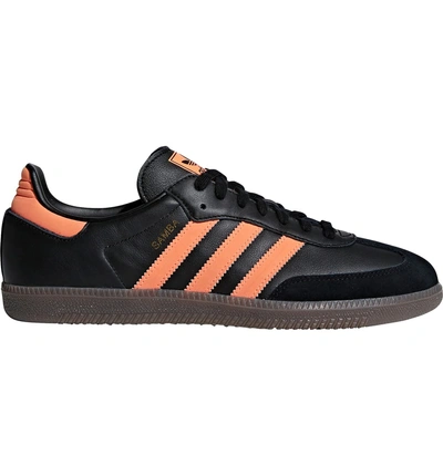 Adidas Originals Samba Og Sneaker In Core Black / Orange / Gold | ModeSens
