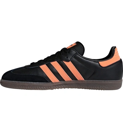 Shop Adidas Originals Samba Og Sneaker In Core Black / Orange / Gold