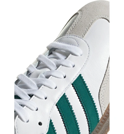 Shop Adidas Originals Samba Og Sneaker In White / Green / Crystal White