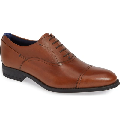 Shop Ted Baker Fhares Cap Toe Oxford In Tan