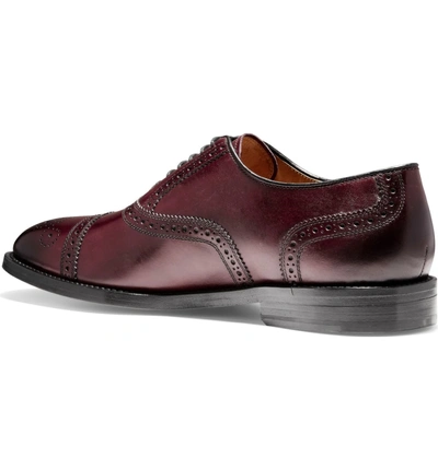 kneeland brogue cap toe oxford