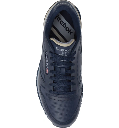 Shop Reebok Classic Leather Mu Sneaker In Collegiate Navy/ Cool Shadow
