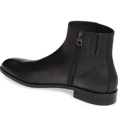 Shop Donald Pliner Milo Zip Boot In Black