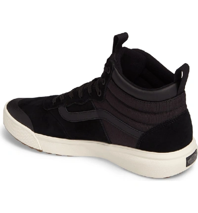 Shop Vans Ultrarange Hi Sneaker In Black Suede