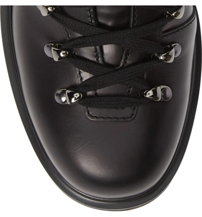 Shop Valentino Vltn Strap Boot In Black