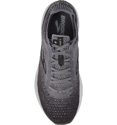 Shop Brooks Levitate 2 Running Shoe In Black/ Grey/ Ebony