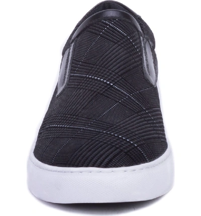 Shop Robert Graham Kerby Slip-on Sneaker In Black Suede