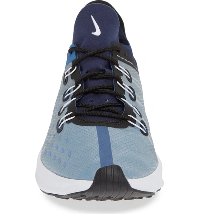 Shop Nike Exp-x14 Running Shoe In Midnight Navy/ White/ Blue