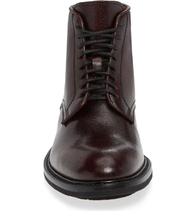 Shop Aquatalia Renzo Water Resistant Plain Toe Waterproof Boot In Bordeaux