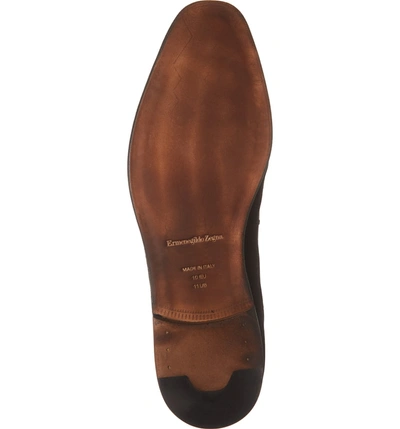 Shop Ermenegildo Zegna Penny Loafer In Brown