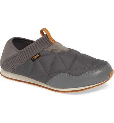 Shop Teva Ember Moccasin In Charcoal Nylon