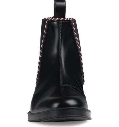 Shop Gucci Beyond Chelsea Boot In Black/ Black