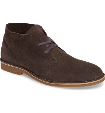 Shop Supply Lab Beau Chukka Boot In Grey Suede