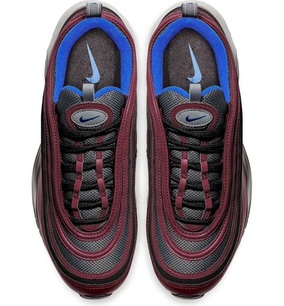 Shop Nike Air Max 97 Sneaker In Cool Grey/ Racer Blue/ Maroon