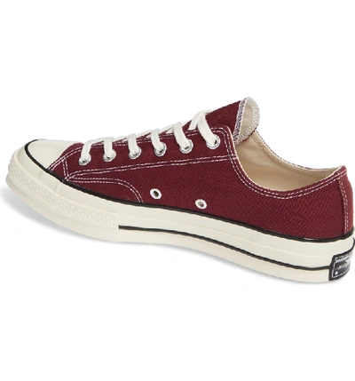 Shop Converse Chuck Taylor All Star 70 Low Top Sneaker In Burgundy
